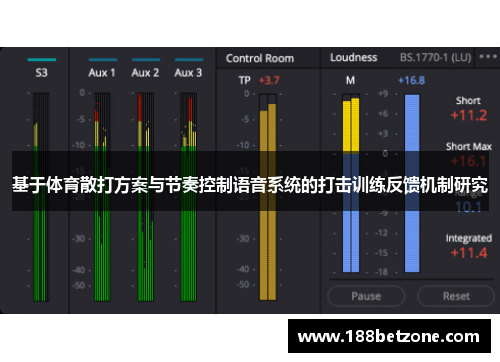 基于体育散打方案与节奏控制语音系统的打击训练反馈机制研究